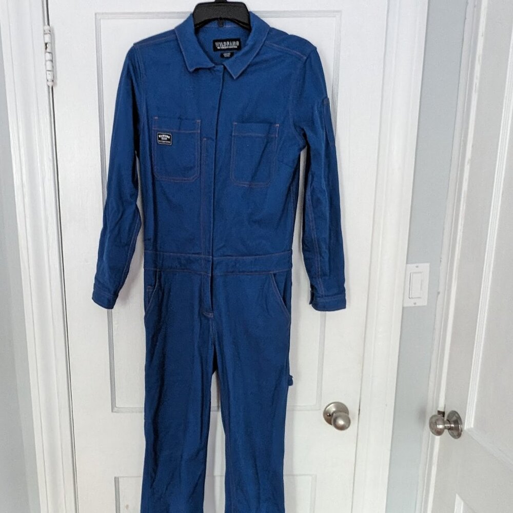 Wildfang Workwear Coverall Boilersuit Royal Blue XS